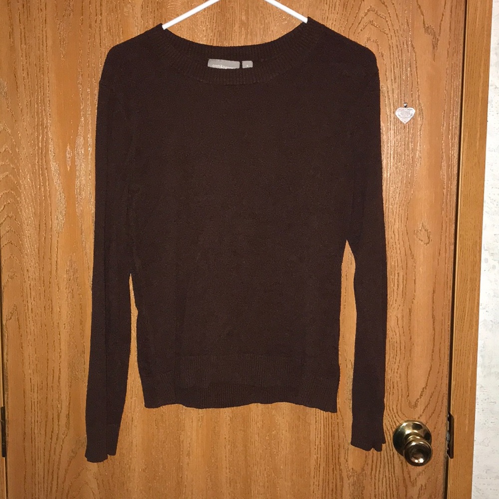 Croft & Barrow brown long sleeve size small